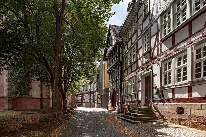 Historic half-timbered houses