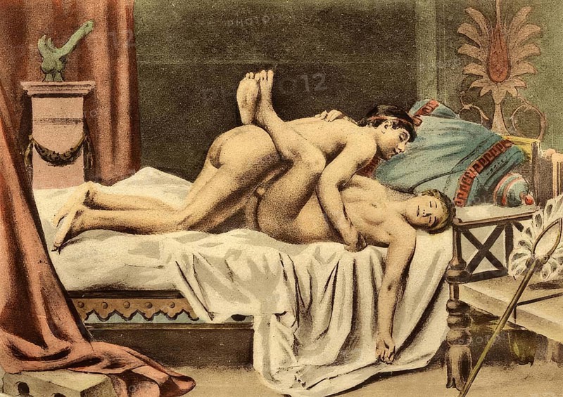 Man and woman having sex