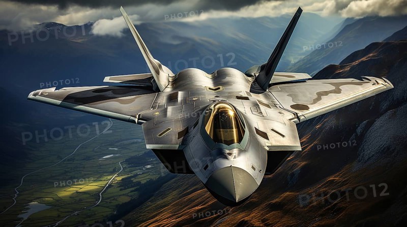 A lockheed martin F-35 fighter jet flying high in the air