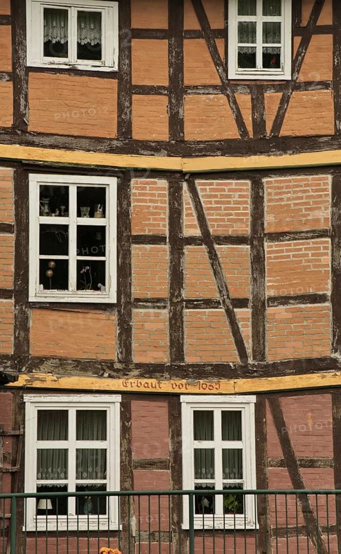 Old half-timbered house in Hitzacker