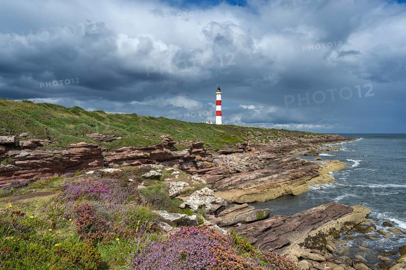 The Tarbat Ness Lighthouse on the Moray Firth