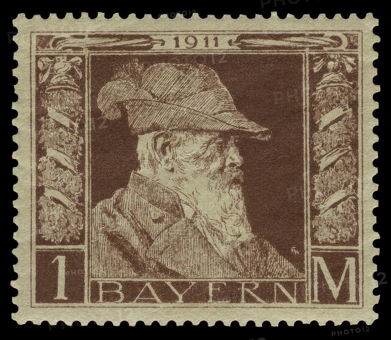 Stamp from the Kingdom of Bavaria