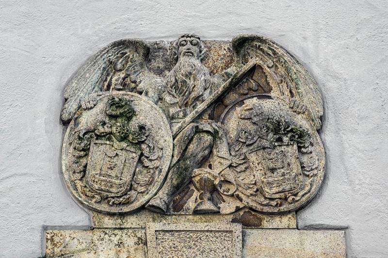 Alliance Coat of Arms of the Neubronner Kempten-Ulm Families from 1792