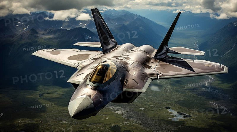 A lockheed martin F-35 fighter jet flying high in the air