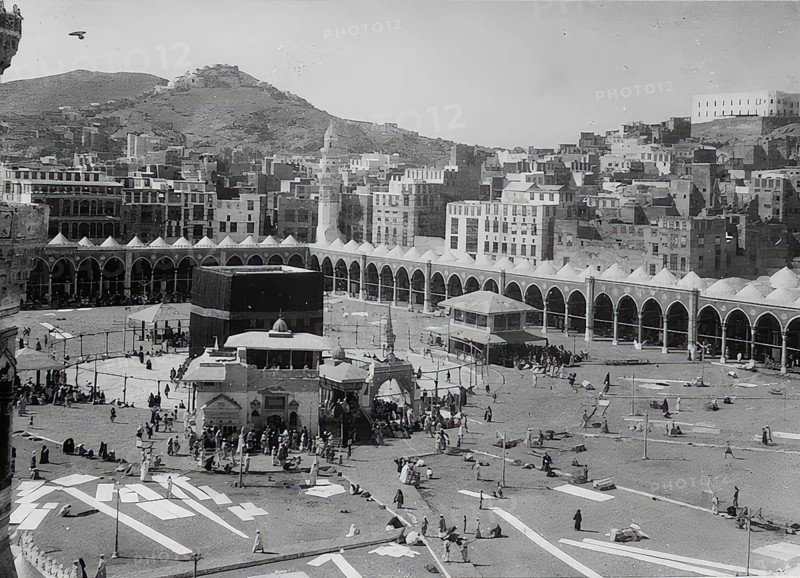 View of Mecca with the Kaaba