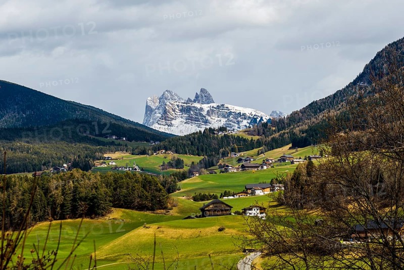 Snow-covered mountains