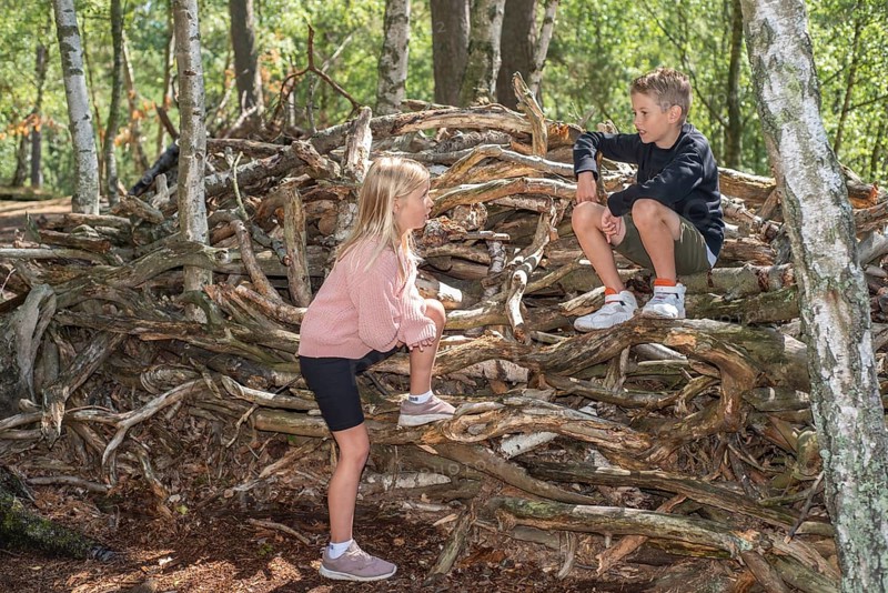 Two children