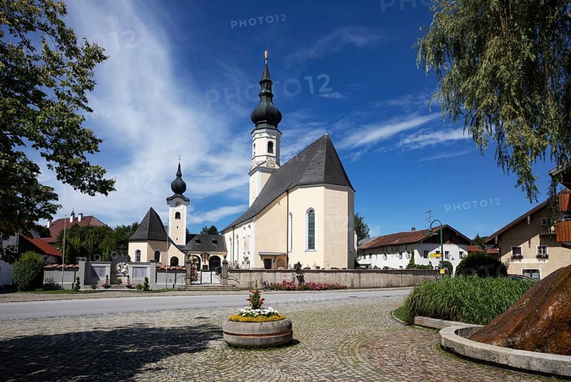 Market square with parish church