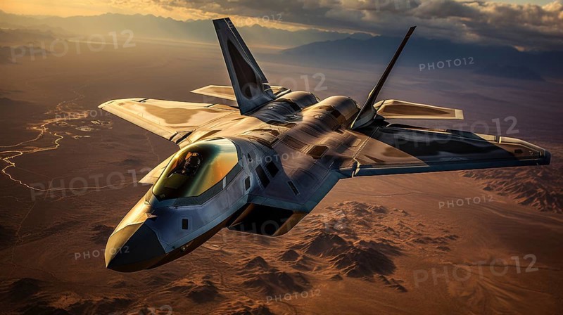 A lockheed martin F-35 fighter jet flying high in the air