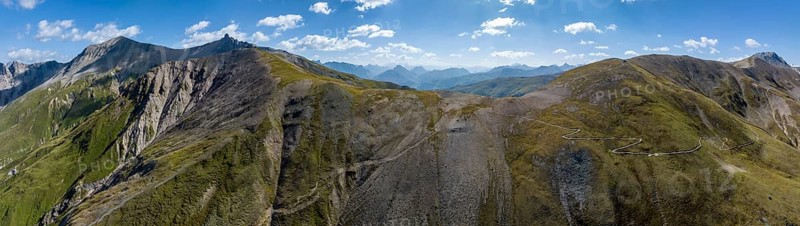 View of the Chaschauna Pass with Piz Chaschauna