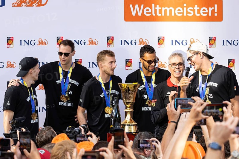 After winning the Basketball World Cup on 10.09.2023 in Manila Philippines by defeating Serbia 83:77