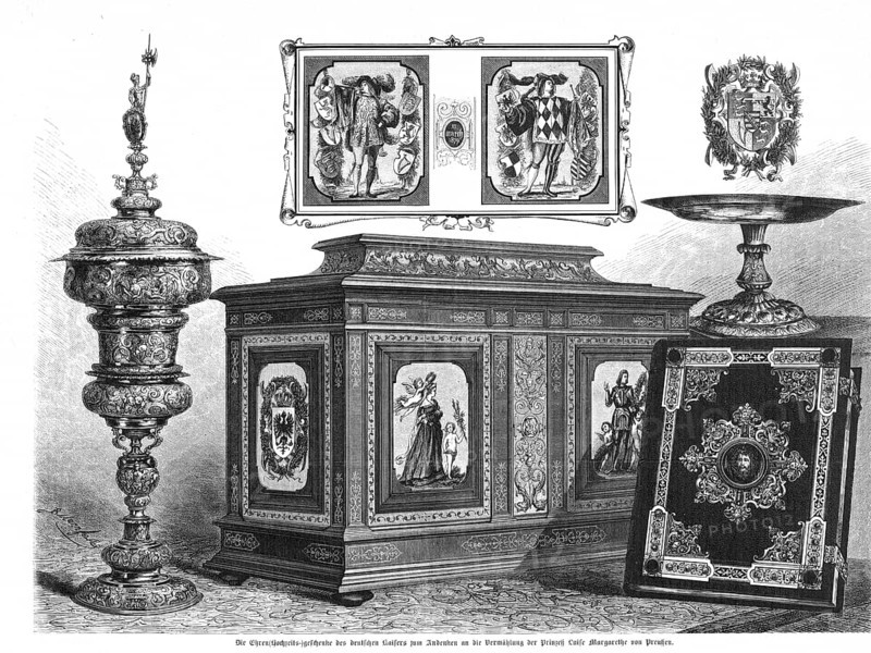 The Wedding Gifts of the German Emperor in Commemoration of the Wedding of Princess Luise Margarete of Prussia