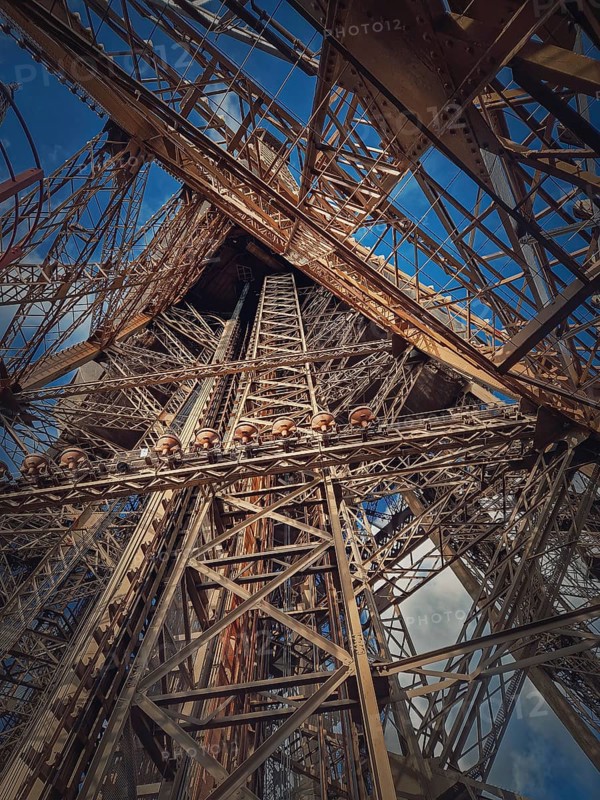 Eiffel Tower architecture details Paris