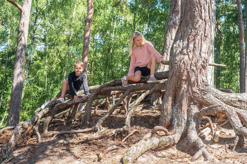 Two children