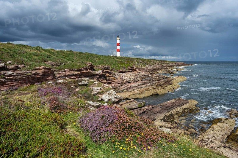 The Tarbat Ness Lighthouse on the Moray Firth