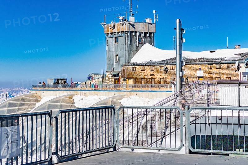 Munich House on the Zugspitze summit above Garmisch-Partenkirchen