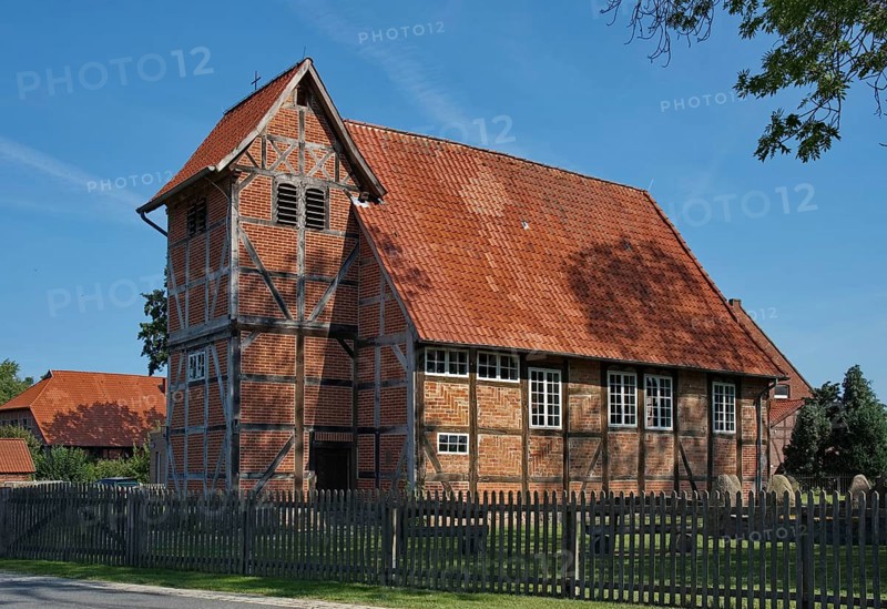 Half-timbered church of Damnatz