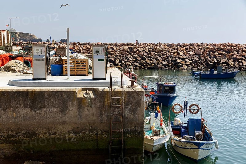 Filling station for boats in the port of Porto Covo
