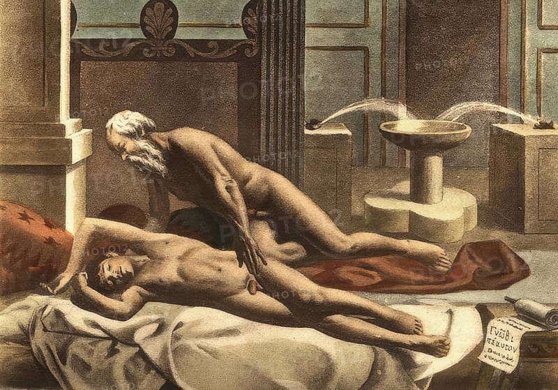 Old Man Having Sex with a Woman