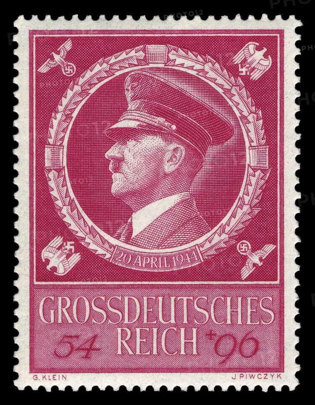 Stamp vintage 1944 of the Deutsche Reichspost