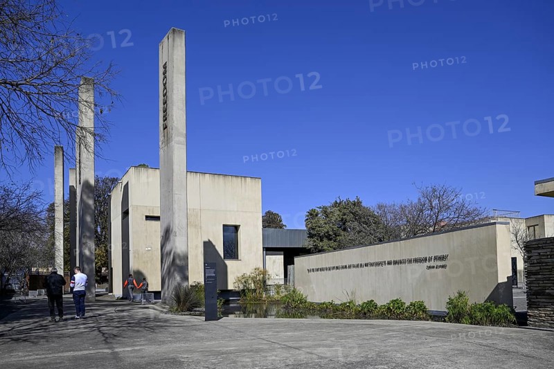 Exterior view of the Apartheid Museum