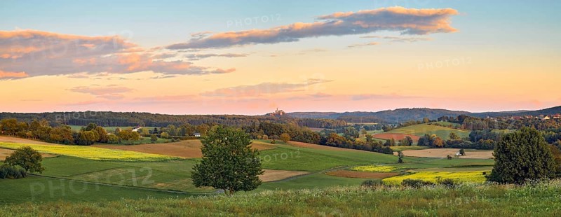 Landscape in southern Burgenland in summer