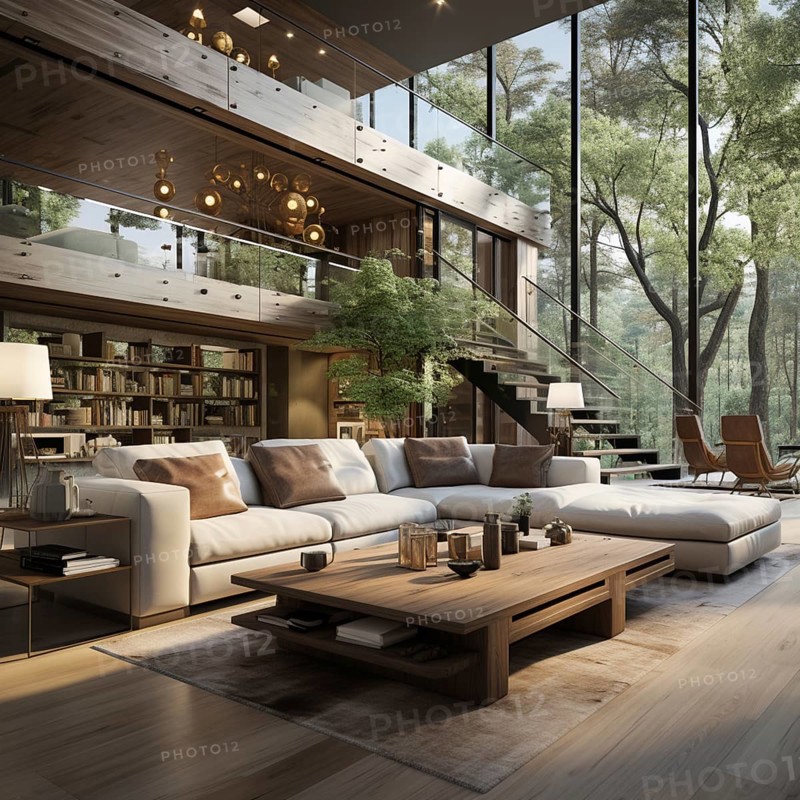 Modern apartment furnishings