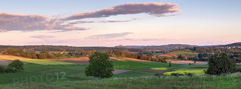 Landscape in southern Burgenland in summer
