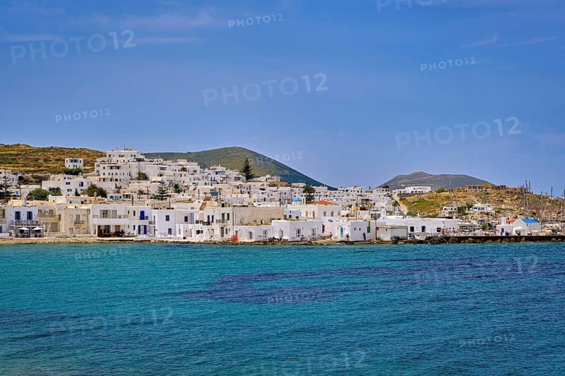 Summer sunshine over Naoussa town