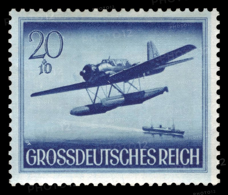 Stamp vintage 1944 of the German Reichspost
