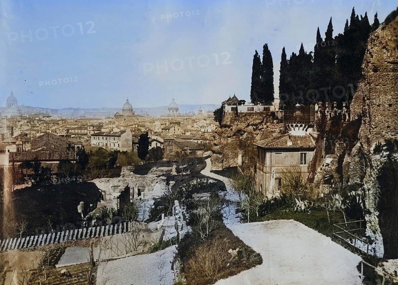 Panorama of the city seen from the Palatine Hill