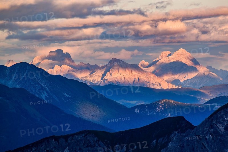 Sunset in the Dolomites