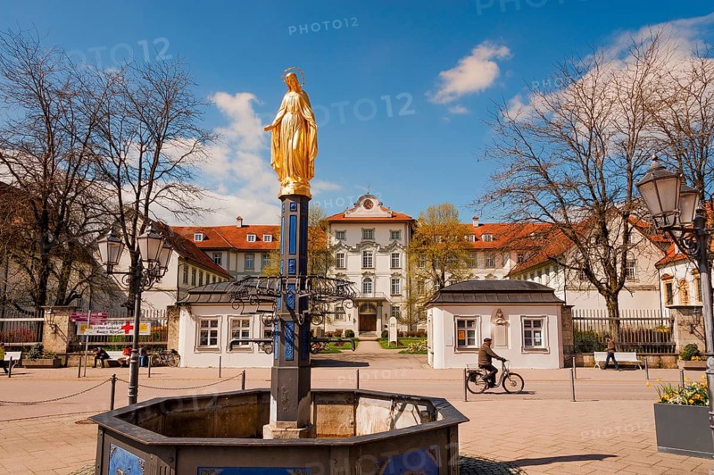 Wurzach Castle with Baroque staircase from 1723