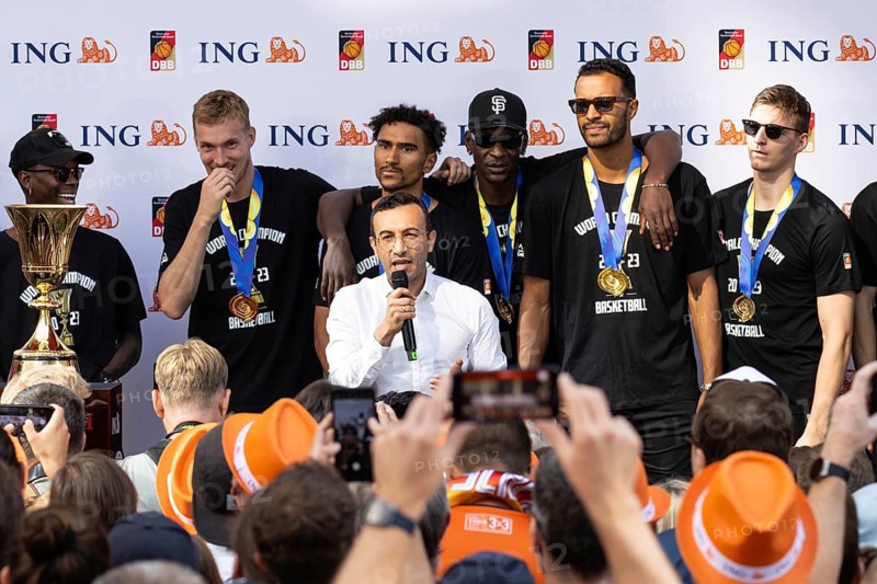 After winning the Basketball World Cup on 10.09.2023 in Manila Philippines by defeating Serbia 83:77