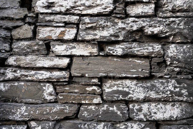 Slate wall stones