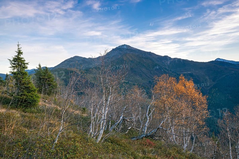 Mountain landscape in autumn