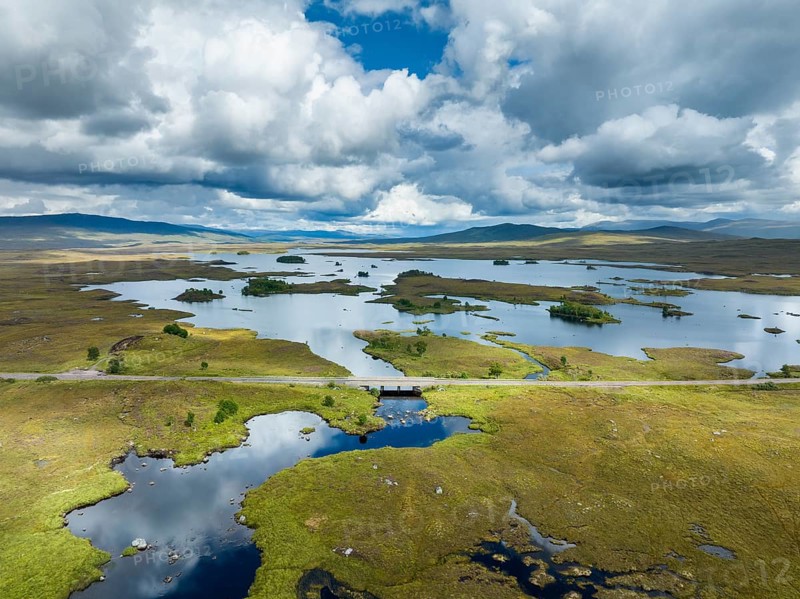 Aerial view of Loch Ba