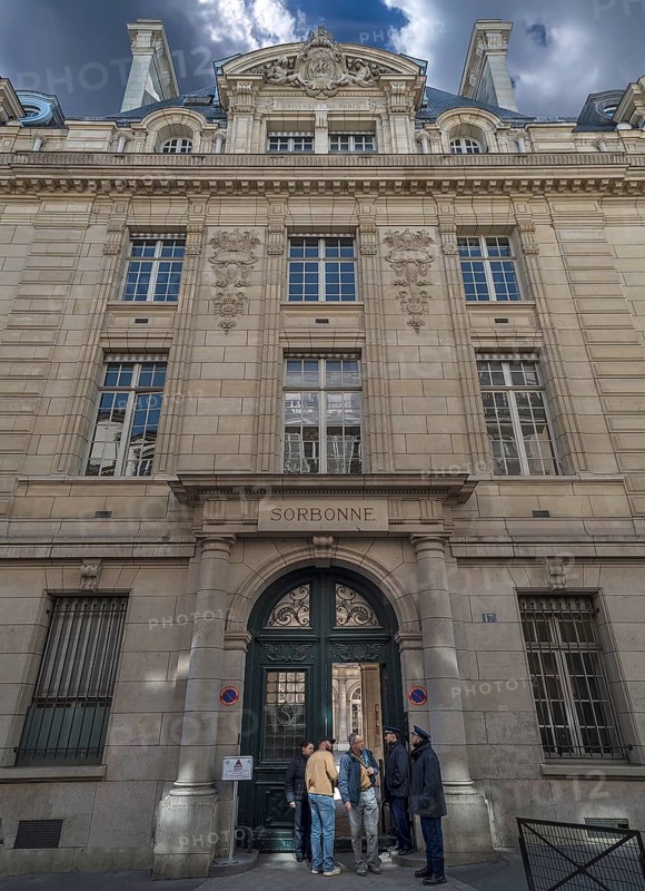 Entrance portal of the Sorbonne