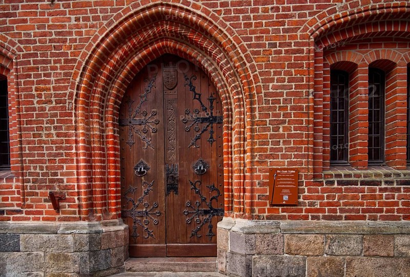 Church portal in Ribe Cathedral