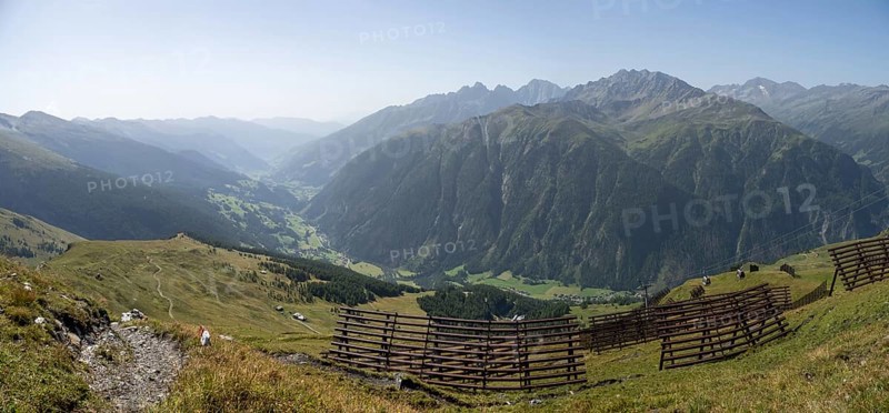 View from Mount Schareck into the Moelltal valley