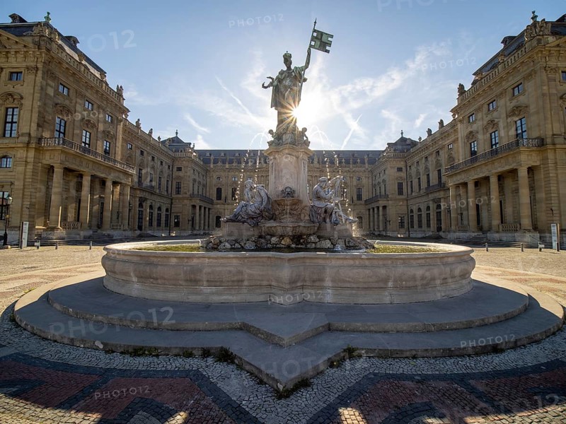 In front of the Wuerzburg Residenz
