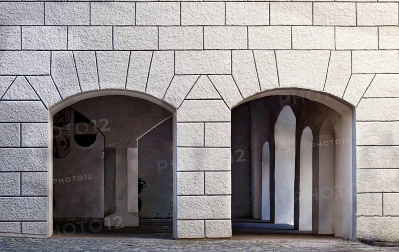 Double archway in Bad Waldsee
