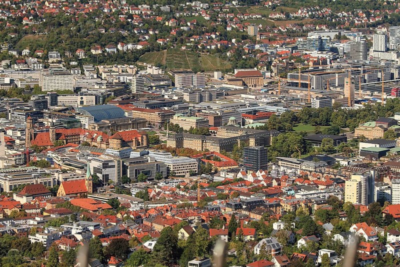 City centre with Collegiate Church