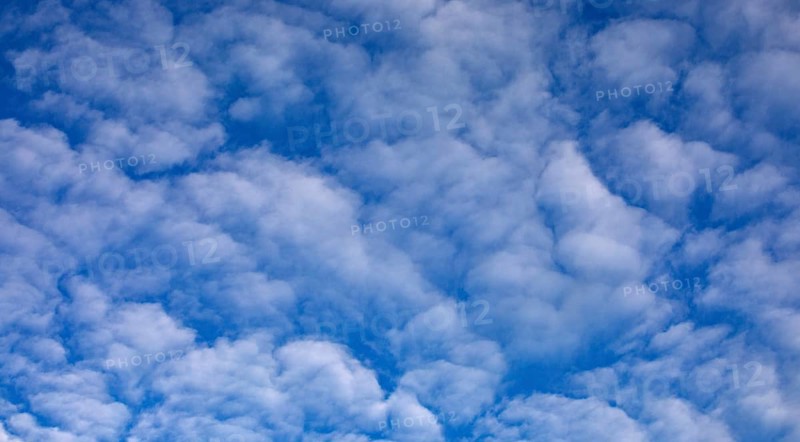 Cloudscape of altocumulus clouds