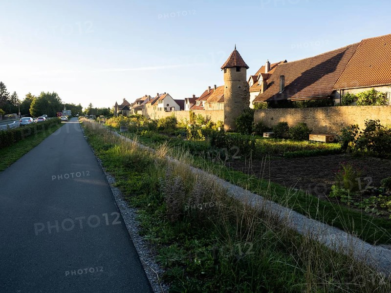 Part of the old town wall and towers