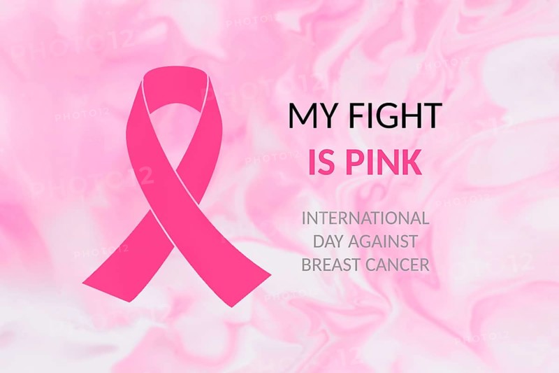 My fight is pink. National Breast Cancer Awareness Month concept