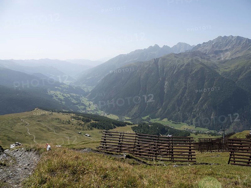View from Mount Schareck into the Moelltal valley