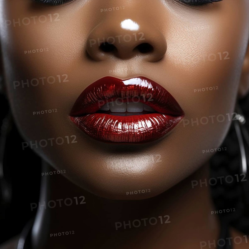Close-up of a woman's lips