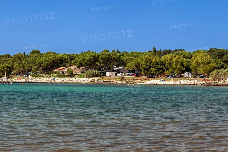 Beach on the stone coast of Beach Kastanija