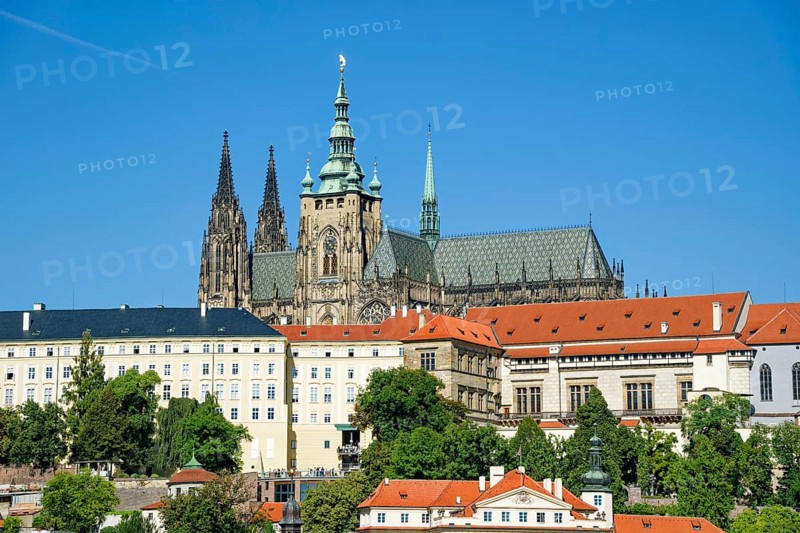 View of Hradcany with Prague Castle